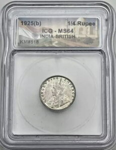 1925N B CMX̃Ch 1/4s[ KM#518  .917 W[W5 ICG MS64 O[h BU