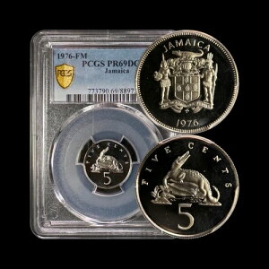 W}CJ 1976N 5Zg - PCGS PR69 - gbv|bv ?? AJNR_CApCibv
