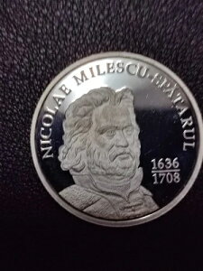 �����h�o 2014 50 Lei Nicolae Milescu Sp?tarul (���A 500!) �V���o�[ �v���[�t