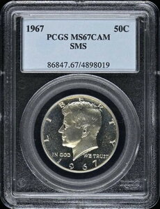 1967N 50Zg SMS PlfB n[t_[ ^Cv2 Vo[Nbh PCGS SP67CAM