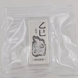 中国 2025 乙巳蛇年 巳年 銀メダル 干支 蛇 シルバー バー 50g