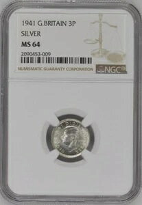 CMX  3yX 1941N NGC MS 64 UNC