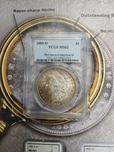 Vo[ 1885 O K _[ PCGS MS62 }N[ RNV 11 g[ TP-9330