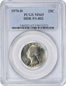 1970-D ���V���g�� �N�H�[�^�[ DDR FS-802 MS65 PCGS