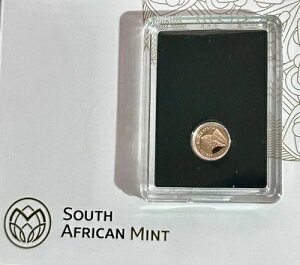 2024年南アフリカ クルーガーランド 1/50オンス プルーフ金貨 ミントカプセル入り 証明書付き