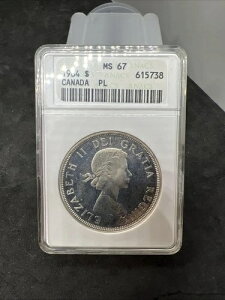 1964N Ji_ 1h 80%  ANACS MS67 PL v[tiPL67 j