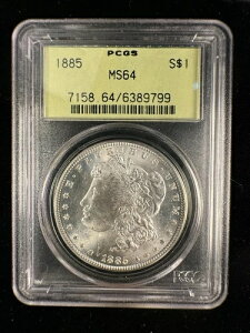 1885-P KE_[ - PCGS - Gen. 3.0 z_[ - MS-64 - uCgzCg... #592