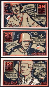 �n���u���N 1922 XX-RARE �uDer Stahlhelm, Bund der Frontsoldaten�v�R���v���[�g Notgeld