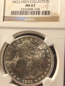 1881 S [K NGC MS 62 }N[RNV