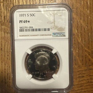 1971-S 50Zg PlfB n[t_[ v[t - NGC PF 69?? (STAR ) / 󏭃O[h
