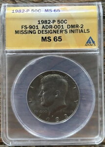 1982-P PlfB n[t DMR-2 FS-901 ADR-001 ANACS MS65 fUCi[̃CjV
