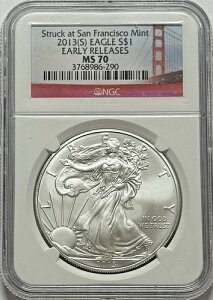 2013N(S) 1h݃AJC[O NGC MS70 ER - TtVXRǂŒ