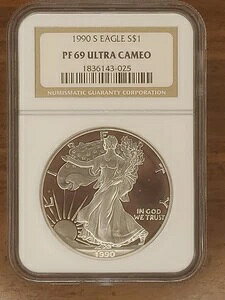 1990N ăC[O v[t 1IX hd NGC PF 69 EgJI