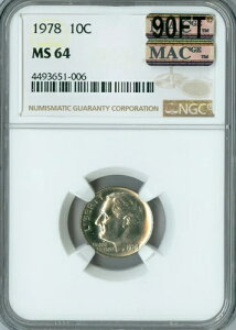 1978 ���[�Y�x���g �_�C�� NGC MS64 MAC 90 �t�B�[�g PQ �� �X�|�b�g���X 1,000 �h�� (�t�B�[�g�P��)�B