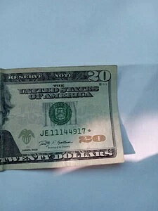 20ドル紙幣スターノート 2017 A「非常に希少」