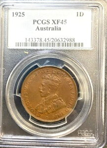 I[XgA 1925N yj[uu[NNvL[t PCGS XF45 O[h[ ~g A #04