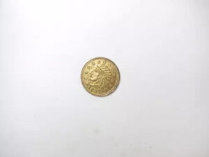 ユニークな小型金貨 1856年 カリフォルニア アメリカ インディアンヘッド 希少品
