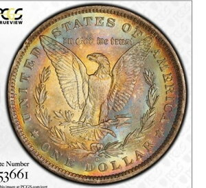 1884 O $1 ���[�K�� �V���o�[ �_���[ PCGS MS64 ���C���{�[ �����X�^�[ �g�[��!