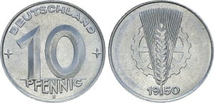 10 Pfennig DDR 1950 E m Erich Paproth - RC 56421-