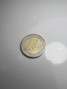 2ユーロ硬貨、ギリシャの珍しいコイン、マリア・カラスの生誕100周年記念。