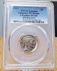 1917�N P �o�b�t�@���[�j�b�P�� PCGS ������ �ڍ� 2�H FS-401 �� �o���G�e�B