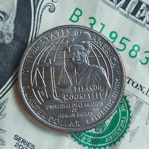  AG[ ELANOR P ROOSEVELT IN cod We Trust 2023 23 Elenor Rosavelt