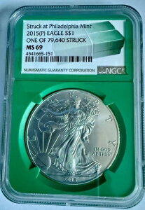 2015(P) Vo[C[O NGC MS 69 79,640  1  ??󏭂ȃO[RA??