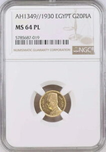 �G�W�v�g�A���� 20 �s�A�X�g�� �L���O�E�t�A�h 1930�N - NGC MS 64 PL - �v���[�t�A��13