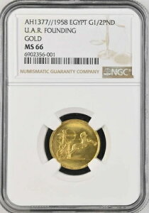 GWvgA 1/2|hA1958NAU.A.R. NGC MS 66A14