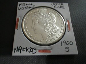 1900年代 モーガン-MS+++#K813-超希少-2 光沢のある表面/最も鮮明なディテール-26.76g