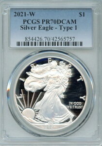 PCGS - Vo[C[O - 1h - 2021 W ^Cv1 - PR70DCAM - 854426