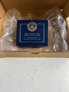 アメリカ陸軍250周年記念 アメリカンイーグル 1オンス プルーフ銀貨 - 現品