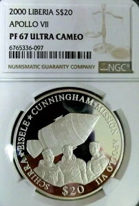 NGC PF67 �E���g���J���I ���x���A 2000 �A�|��7�� �V���o�[ 20�h�� �X�[�p�[�W�F�� �v���[�t ��