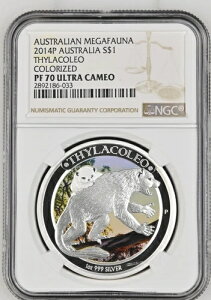 1 h 2014 I[XgA Kt@Ei eBRI Vo[ v[t NGC PF70