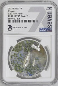 7k Metals Hippos Split Views 2023 �p���I 1�I���X .999 �V���o�[ UC PF70 NGC 2022 ����