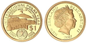 ニュージーランド 1ドル 2007年 1/25オンス金貨 PPカプセル入り 125316