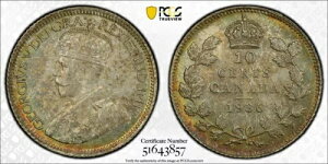 1936�N�J�i�_10�Z���g - ���I������PCGS MS 63�A�f���炵���F��