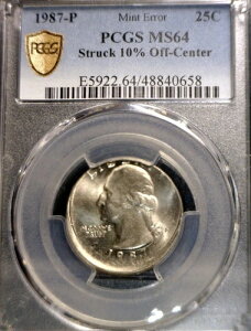 1987N PCGS MS64 ItZ^[ + 傫ȃ_CNbNG[ VgNH[^[ CH BU O/C RC