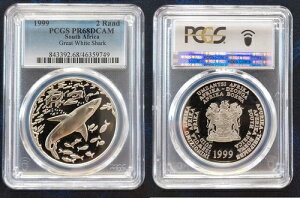 AtJ Vo[ v[t 2h RC 1999N KM#218 zCgV[N PCGS PR68