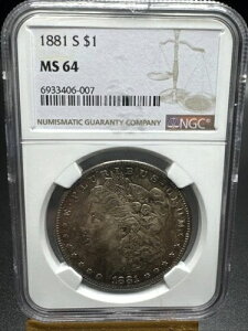 1881-S KE_[ NGC MS64 gi[ - tbgɌقڃv[t