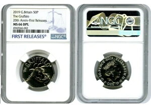2019�N �C�M���X 50�y���X NGC MS66 DPL �O���t�@�� 20���N�L�O �����J