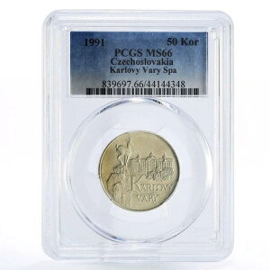 �`�F�R�X���o�L�A 50 �R���� �J�������B ���@�� �X�p MS66 PCGS ��� 1991