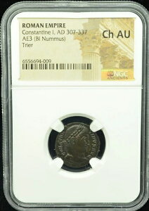 [}鍑 RX^eBkX 1 AAD 307-337 AE 3 (Bi Nummus) NGC Ch AU Trier #I507