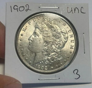 1902年 モルガン銀貨 1ドル硬貨 トーン BU/UNC