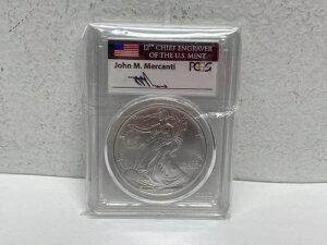 1995�N 1�h�� �V���o�[�C�[�O�� PCGS �W�F�� ������ �W�����E�}�[�J���e�B �T�C������ �����x��