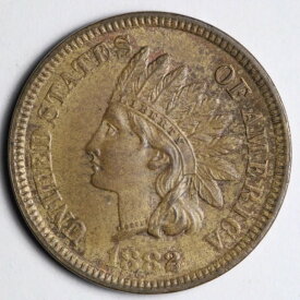 1882年インディアンヘッドセントペニーBU *未流通* MS E136 GUEM