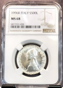 1996N C^A Vo[ 500 lbTX  NGC MS 68 A gbv|bv 1