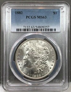 1882N AJ 1h K PCGS MS63
