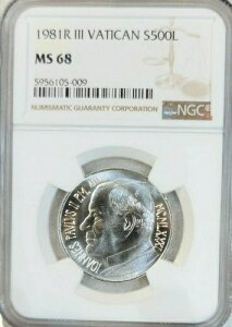 1981N o`J Vo[ 500 cnlEpE2 NGC MS 68 f炵gbv|bv