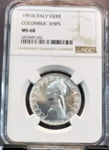 1991N C^A Vo[ 500 RuXD NGC MS 68 󏭕 gbv|bv 1